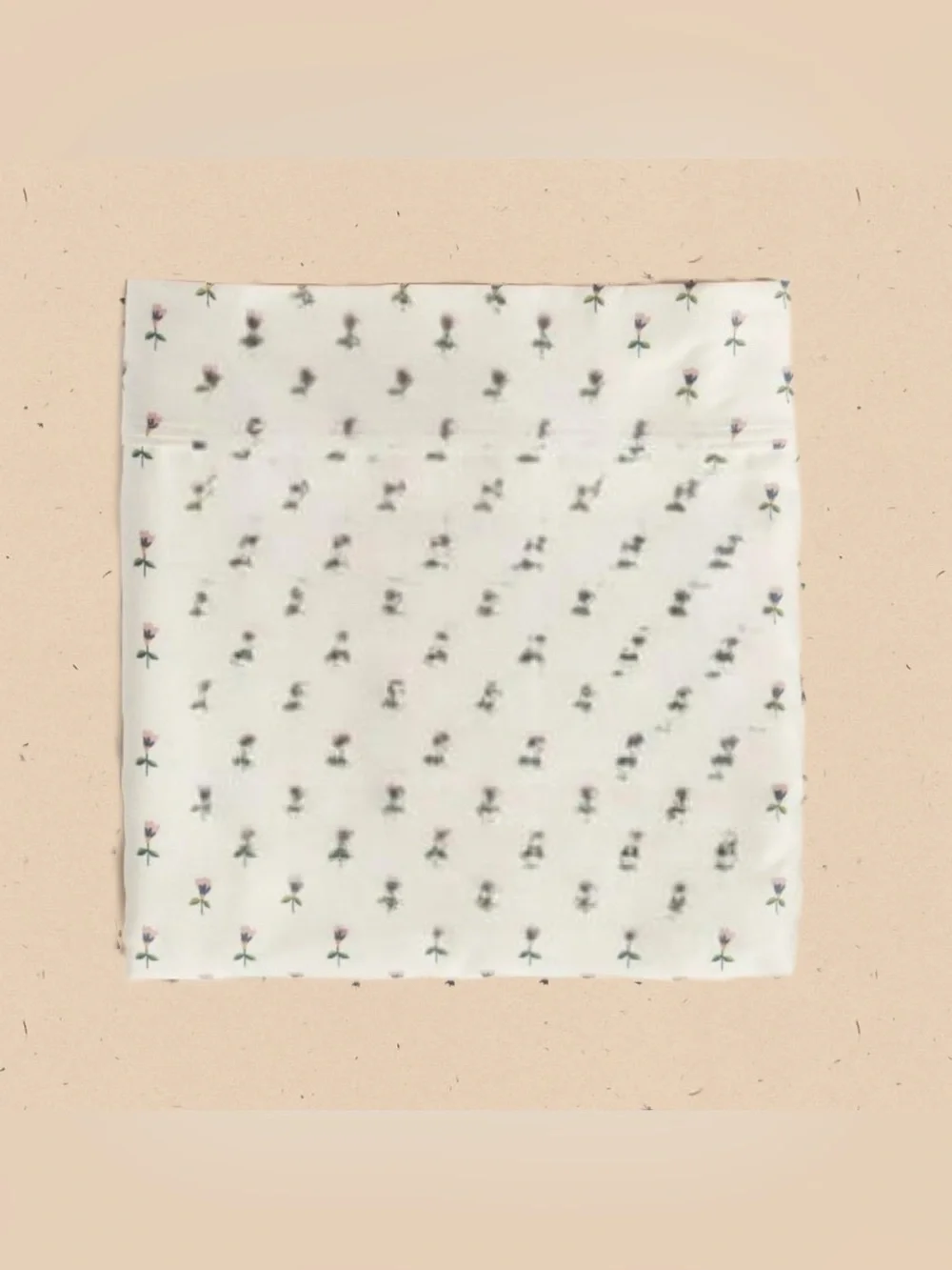 Target Threshold | Tulip Toss Cotton Sateen King Size Flat Sheet Cream New NWOT